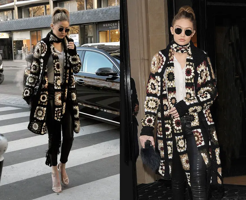 Gigi hadid cardigan hotsell