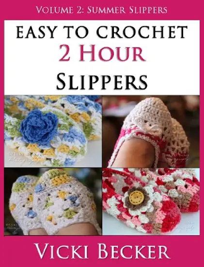Easy To Crochet 2 Hour Slippers Patterns