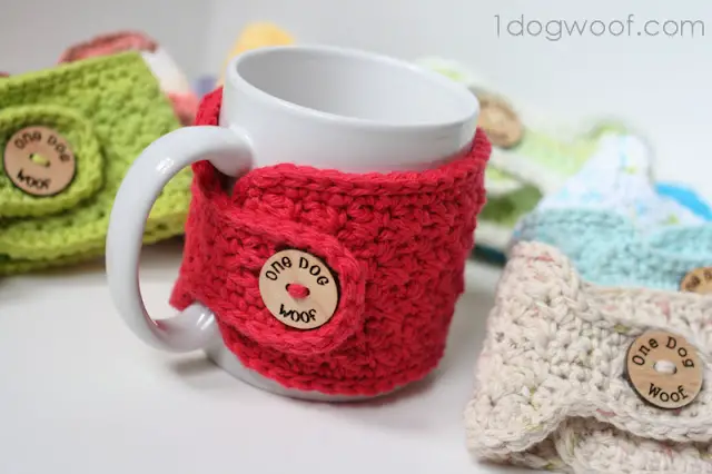 Crochet Coffee Mug Warmer Cozy