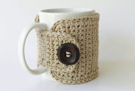Crochet Coffee Mug Warmer Cozy