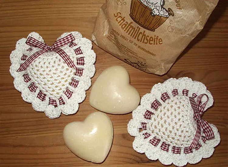 Crochet Heart Sachets