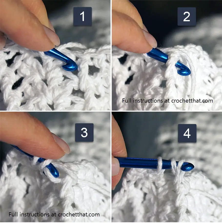 How to Make a Twisted Double-Crochet or Backpost Double-Crochet
