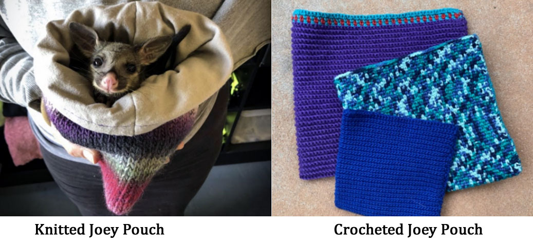 Free Joey Pouch Crochet Patterns